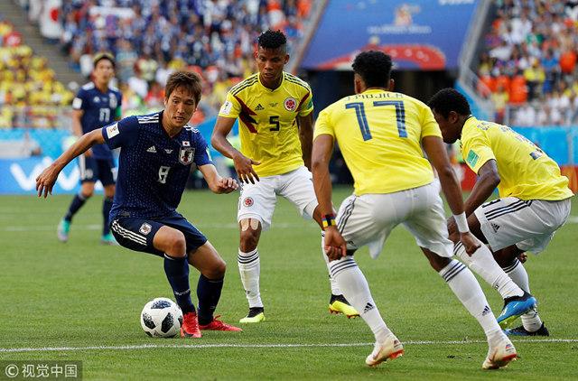 哥伦比亚vs日本上下半场
